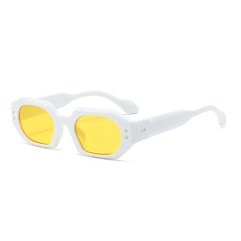 Gafas de sol rectangulares pequeñas para hombre y mujer