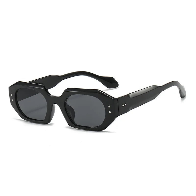 Gafas de sol rectangulares pequeñas para hombre y mujer