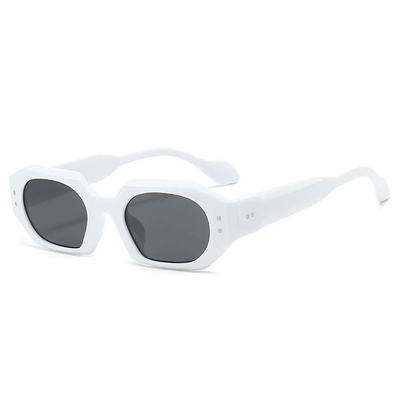 Gafas de sol rectangulares pequeñas para hombre y mujer
